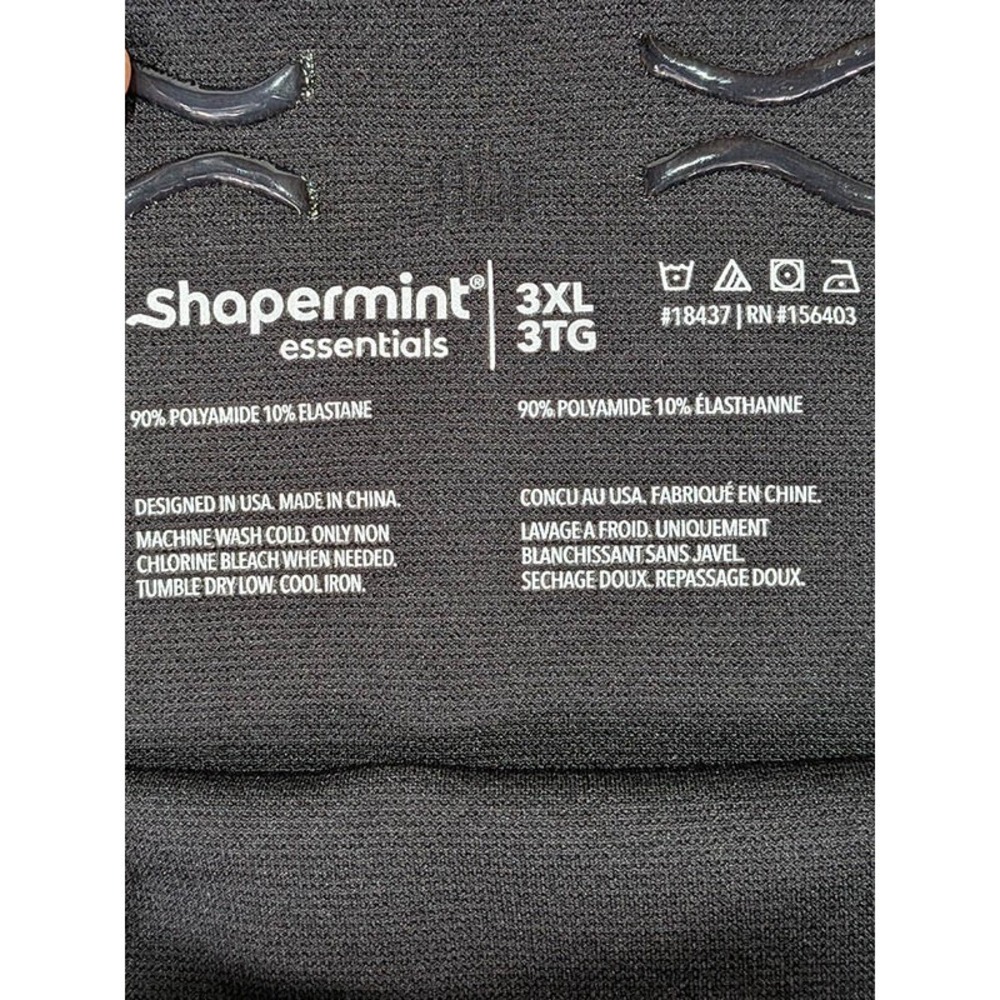 NEW Shapermint High Waisted Boyshort Womens 3XL Black Capsule Basic High-Rise - Picture 5 of 8